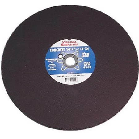 Virginia Abrasives 424-20414 14 X 0.2 In. General Purpose Bonded Masonry Cut Off Wheel; Pack Of 10